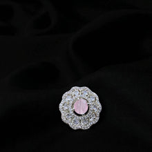 Radiant Bloom American Diamond Ring