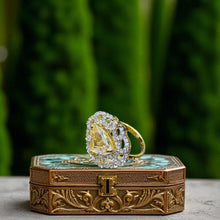 Golden Sunshine Statement Ring