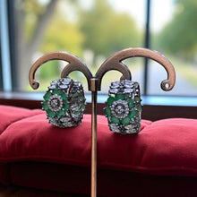 Mystic Gemstone Hoop Earrings