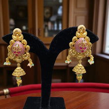 Royal Lotus Temple Necklace Set