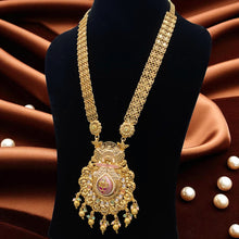 Royal Lotus Temple Necklace Set