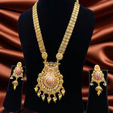 Royal Lotus Temple Necklace Set