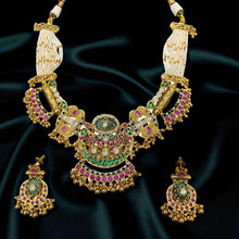 Royal Kundan Peacock Necklace Set
