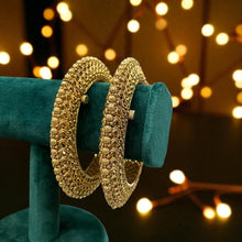 Antique Filigree Golden Bangles