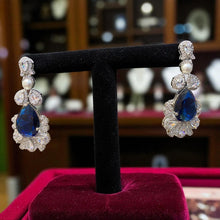 Pearl Sapphire Elegance Necklace Set