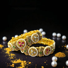 Heritage Kundan & Meenakari Bangles