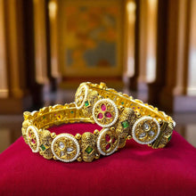 Heritage Kundan & Meenakari Bangles