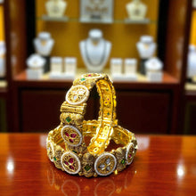 Heritage Kundan & Meenakari Bangles