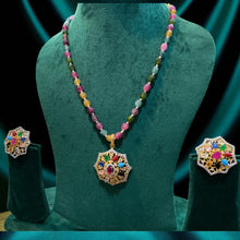 Navratna Multi Beaded Necklace Set