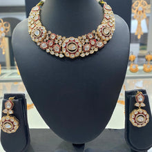 Royal Ruby Kundan Necklace Set