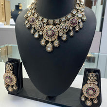 Majestic Ruby Kundan Choker Set