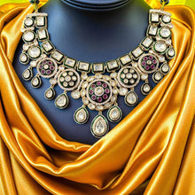 Majestic Ruby Kundan Choker Set