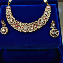 Royal Ruby Kundan Necklace Set