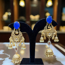 Royal Peacock Jhumka Earrings