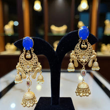 Royal Peacock Jhumka Earrings