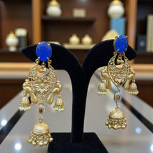 Royal Peacock Jhumka Earrings