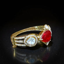 Ruby Teardrop Royale Bracelet