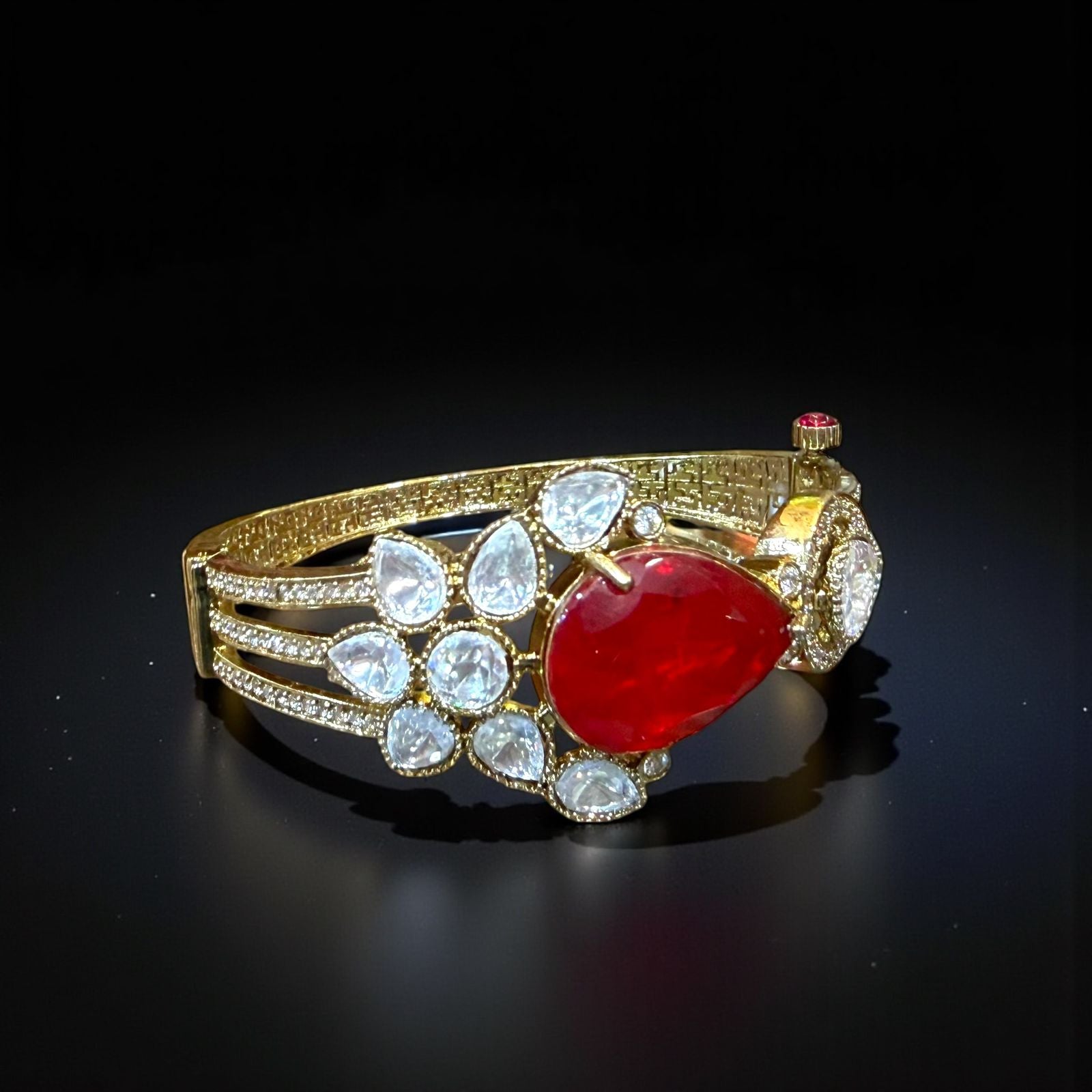 Ruby Teardrop Royale Bracelet
