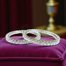 Classic American Diamond Eternity Bangles