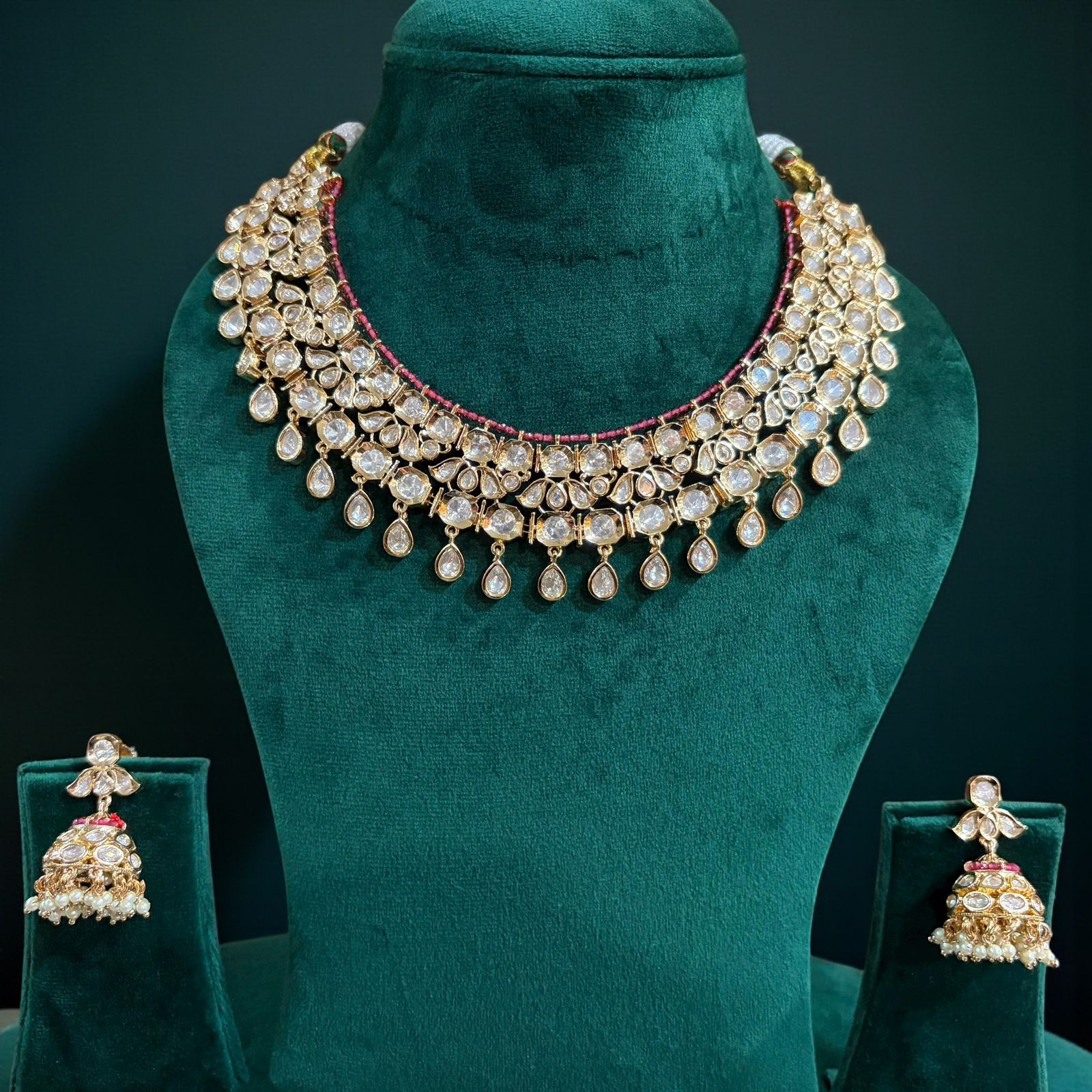 Royal Kundan Droplet Set