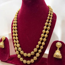 Antique Golden Ball Mala Set