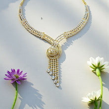 Elegant Infinity American Diamond Necklace Set