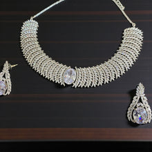 Imperial Radiance American Diamond Necklace Set