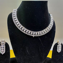 Elegant American Diamond Choker Necklace Set