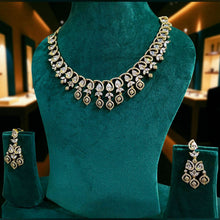 Royal Leaf American Diamond Necklace Set