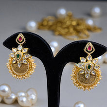 Regal Polki and Taara Kundan Necklace Set