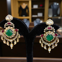 Royal Emerald and Ruby Kundan Choker Set