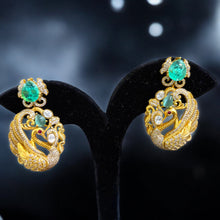 Emerald Peacock Royale Necklace Set