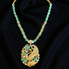 Emerald Peacock Royale Necklace Set