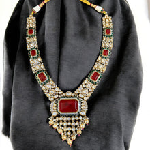 Regal Ruby Kundan Bridal Set