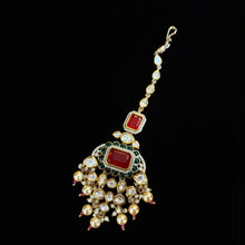 Regal Ruby Kundan Bridal Set