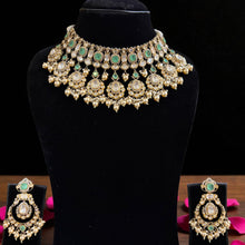 Kundan & Emerald Bridal Jewelry Set