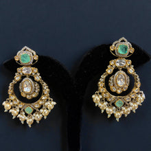 Kundan & Emerald Bridal Jewelry Set