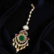 Royal Emerald and Ruby Kundan Choker Set