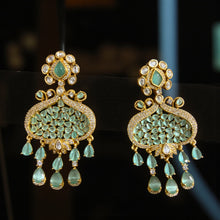 Royal Emerald Cascade Chandbalis