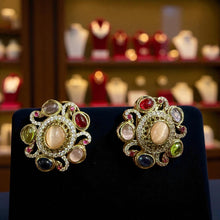Regal Navratna Blossom Studs