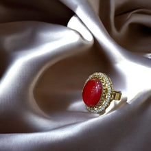 Ruby Aura Halo Ring