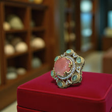 Royal Rose Quartz Heritage Ring