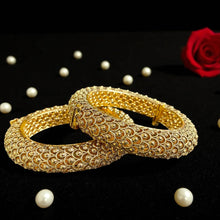 Regal Antique Golden Filigree Bangles