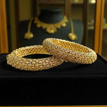 Regal Antique Golden Filigree Bangles