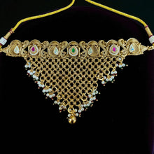 Royal Temple-Style Golden Choker Set