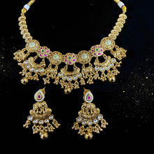Royal Nakshi Elephant Motif Bridal Set