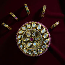 Kundan Royal Circle Statement Ring