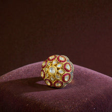 Royal Dome Kundan Cocktail Ring