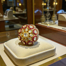 Royal Dome Kundan Cocktail Ring