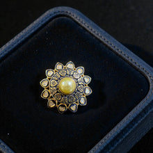 Heritage Pearl Sunburst Kundan Ring